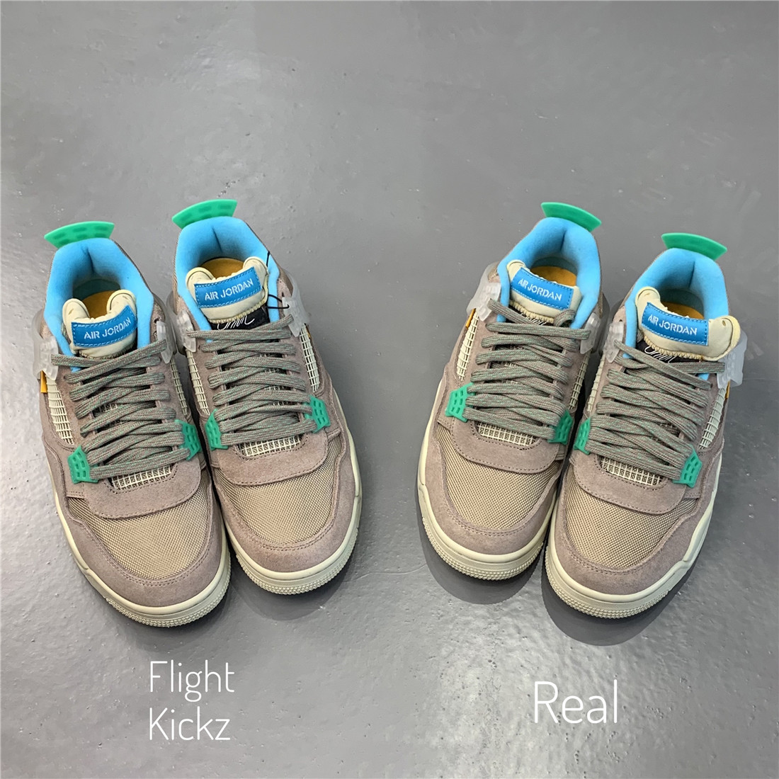 Union LA X Air Jordan 4 Retro Taupe Haze 2021 (LN5 A1 Batch)