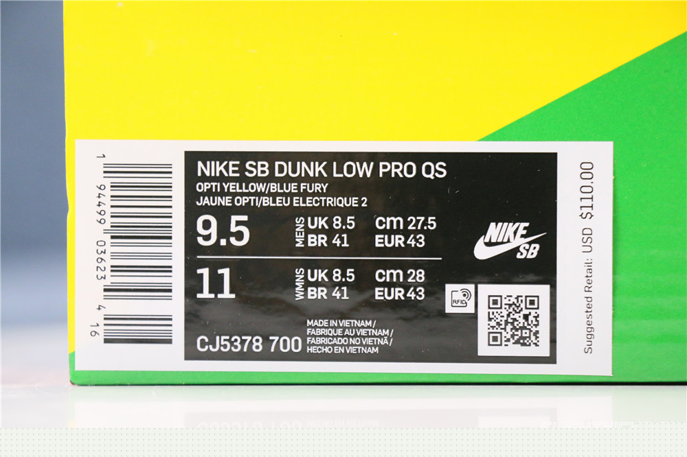 Grateful Dead x Nike SB Dunk Low Yellow