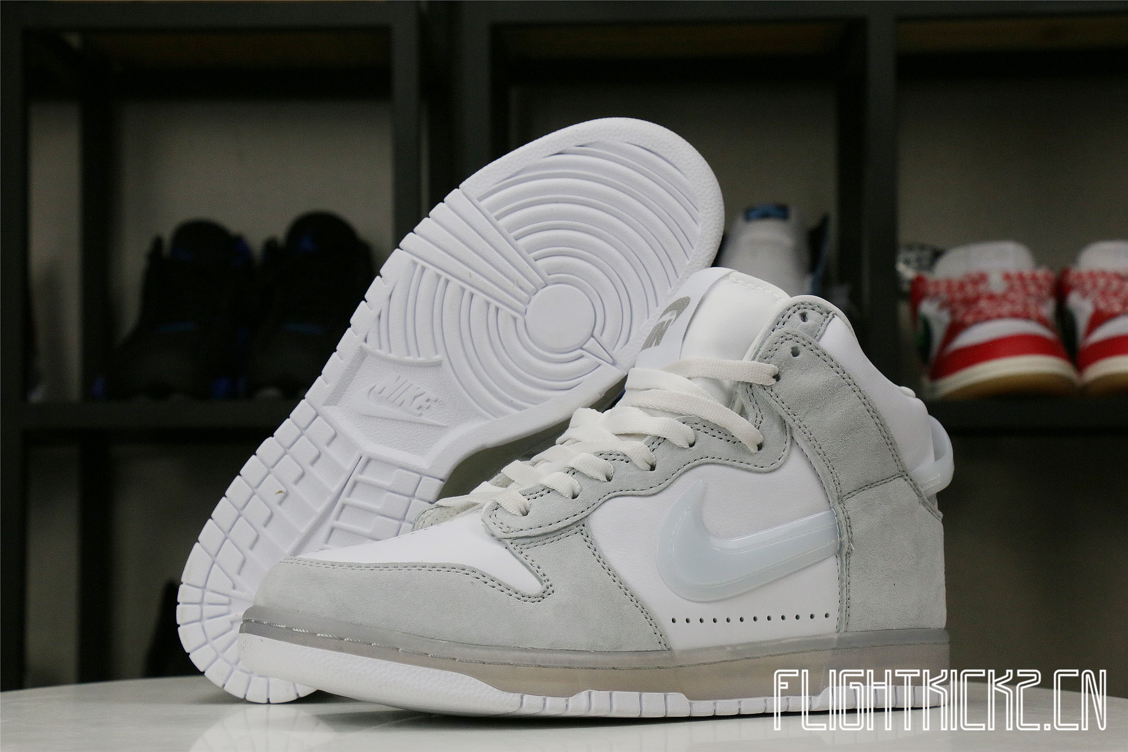 Nike Dunk High Slam Jam White Pure Platinum