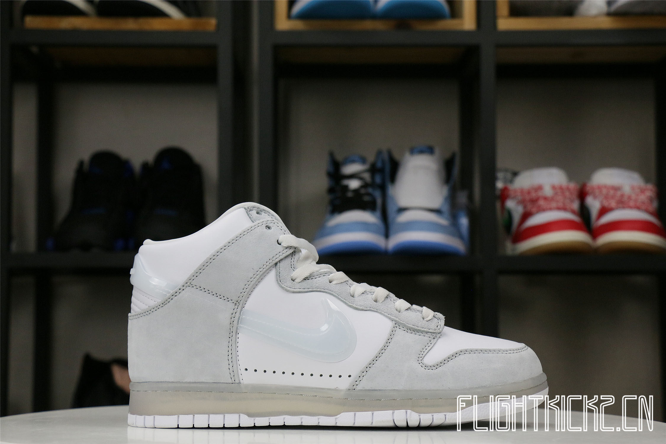 Nike Dunk High Slam Jam White Pure Platinum