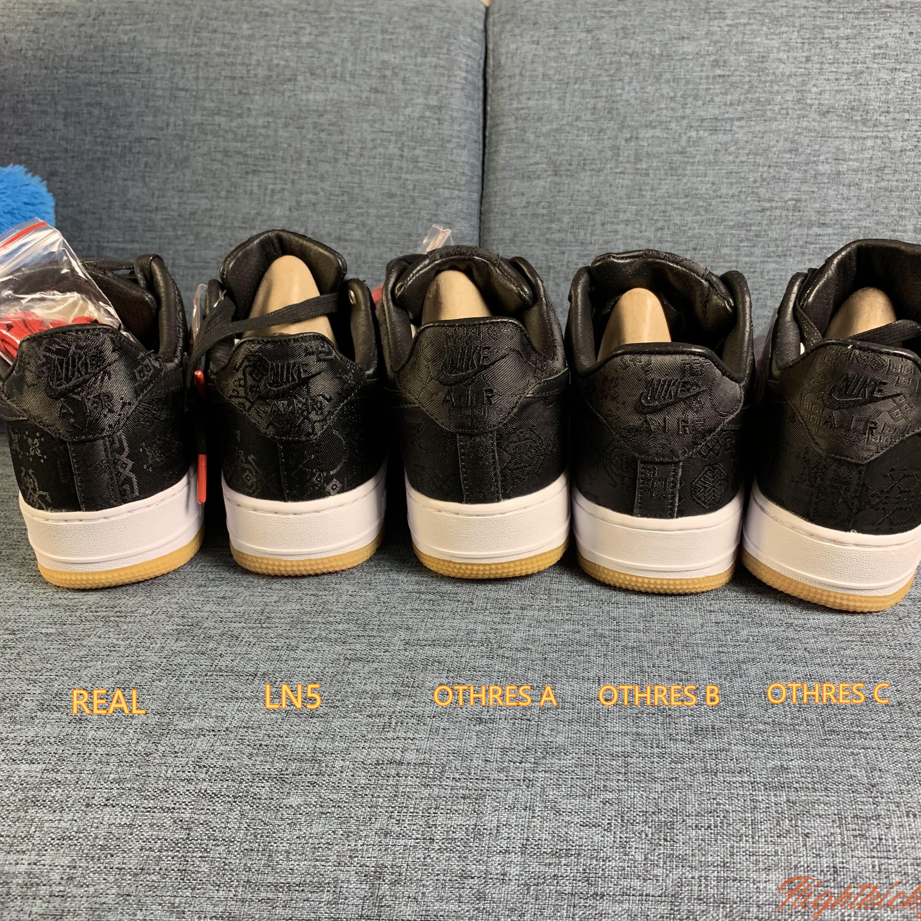 2019 Clot x Fragment x Nike Air Force 1