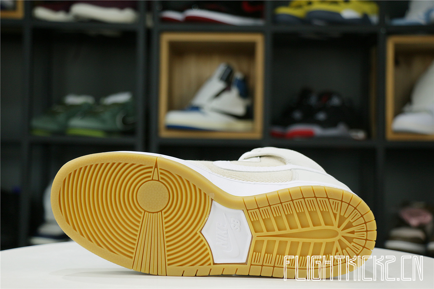 Nike SB Dunk High Pro ISO Orange Label Unbleached Natural