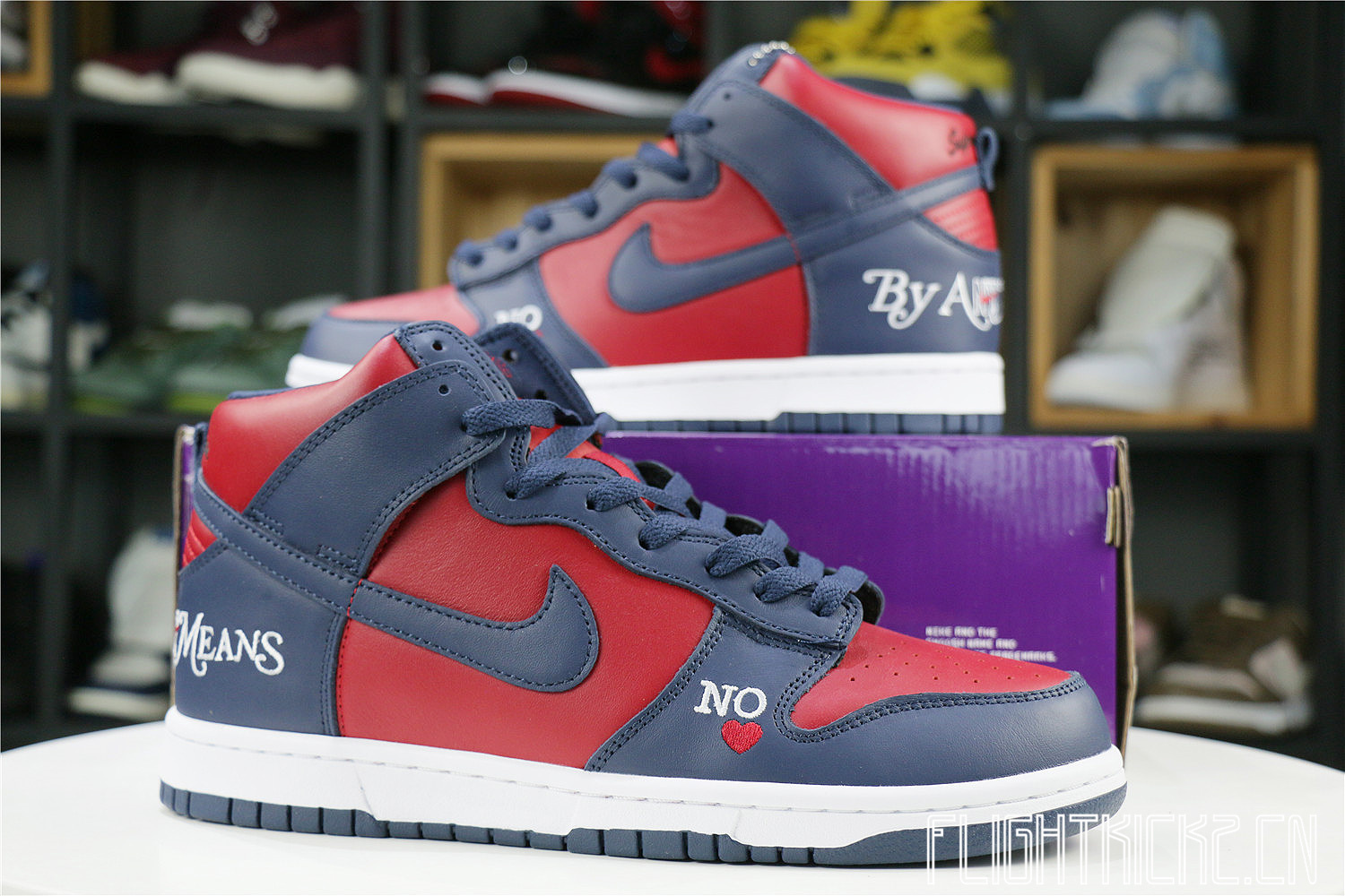 Nike SB Dunk High Supreme By Any Means Navy