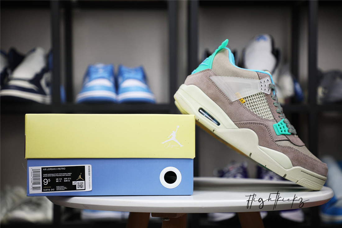 Union LA X Air Jordan 4 Retro Taupe Haze 2021 (LN5 A1 Batch)