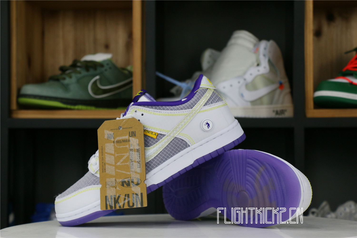 Nike Dunk Low Union Passport Pack Grey Purple