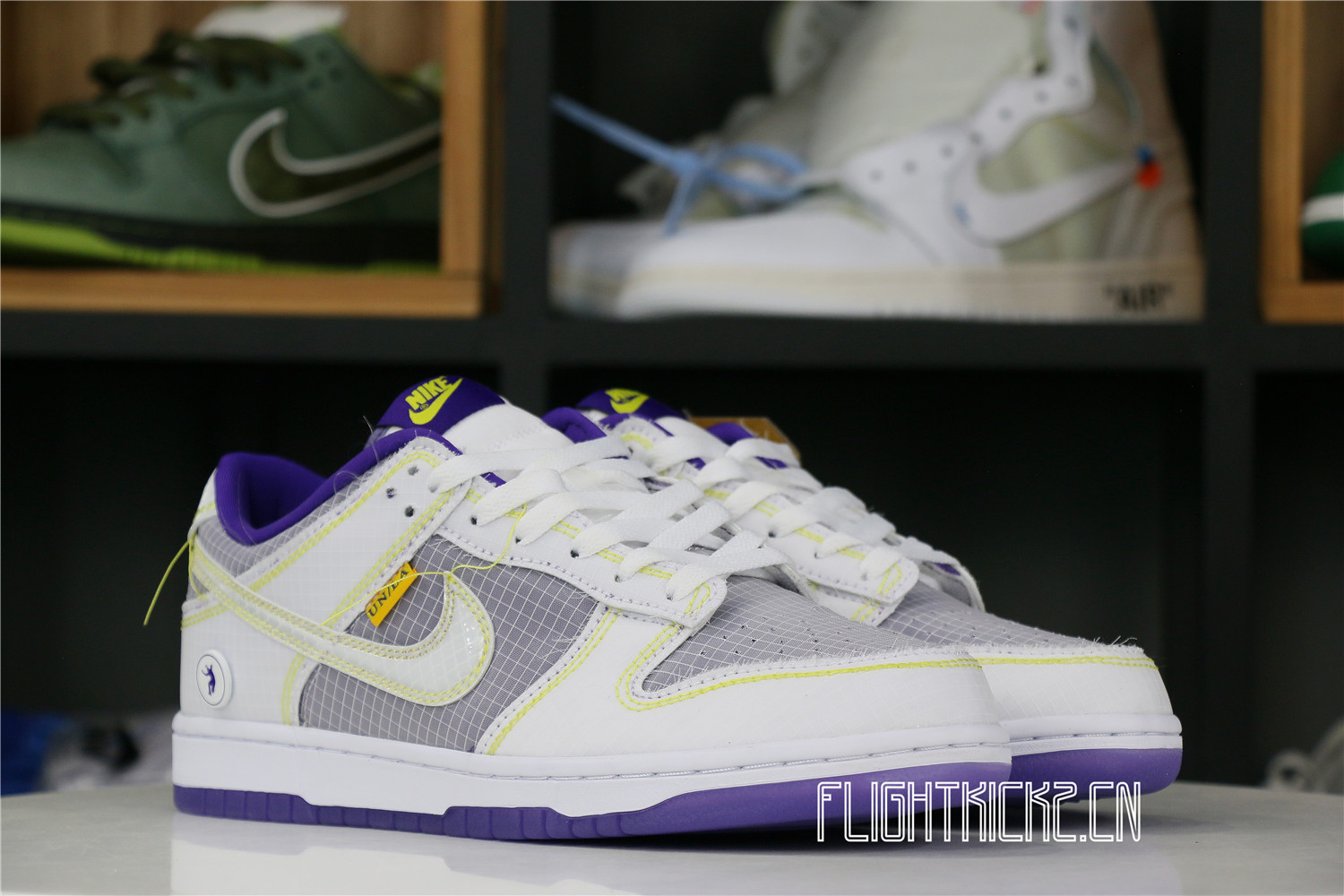 Nike Dunk Low Union Passport Pack Grey Purple
