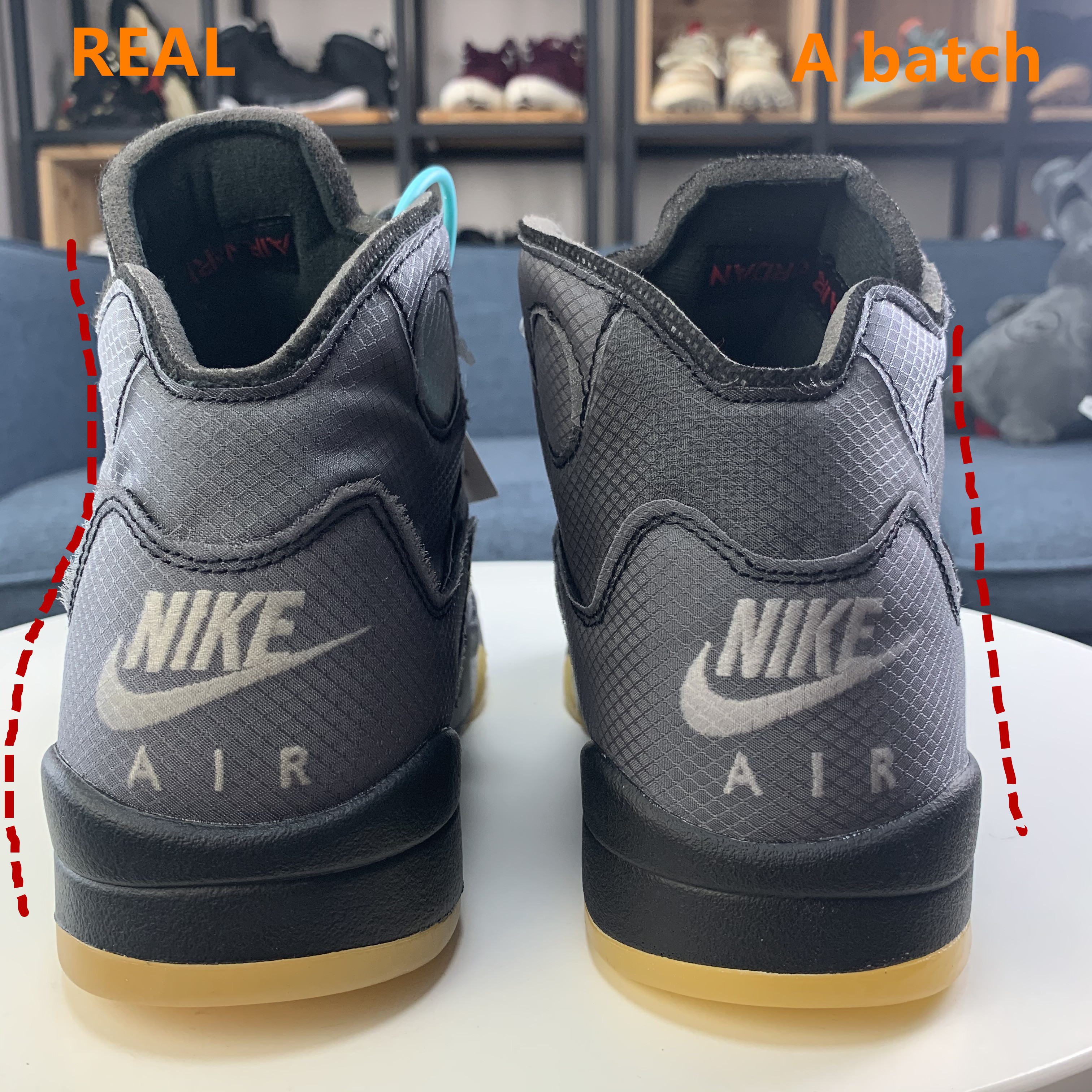 Off White x Air Jordan 5 Retro SP Muslin (LN5 A1 Batch)