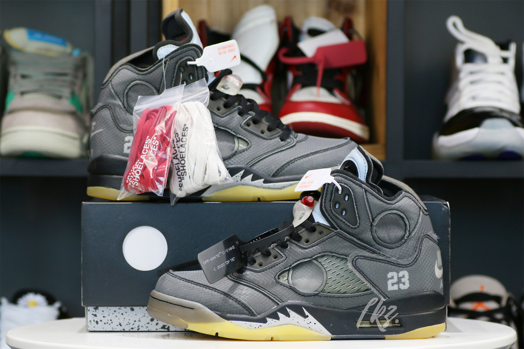 Off White x Air Jordan 5 Retro SP Muslin (LN5 A1 Batch)