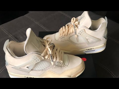 Off White x Air Jordan 4 Sail 2020 (LN5 A1 Batch)