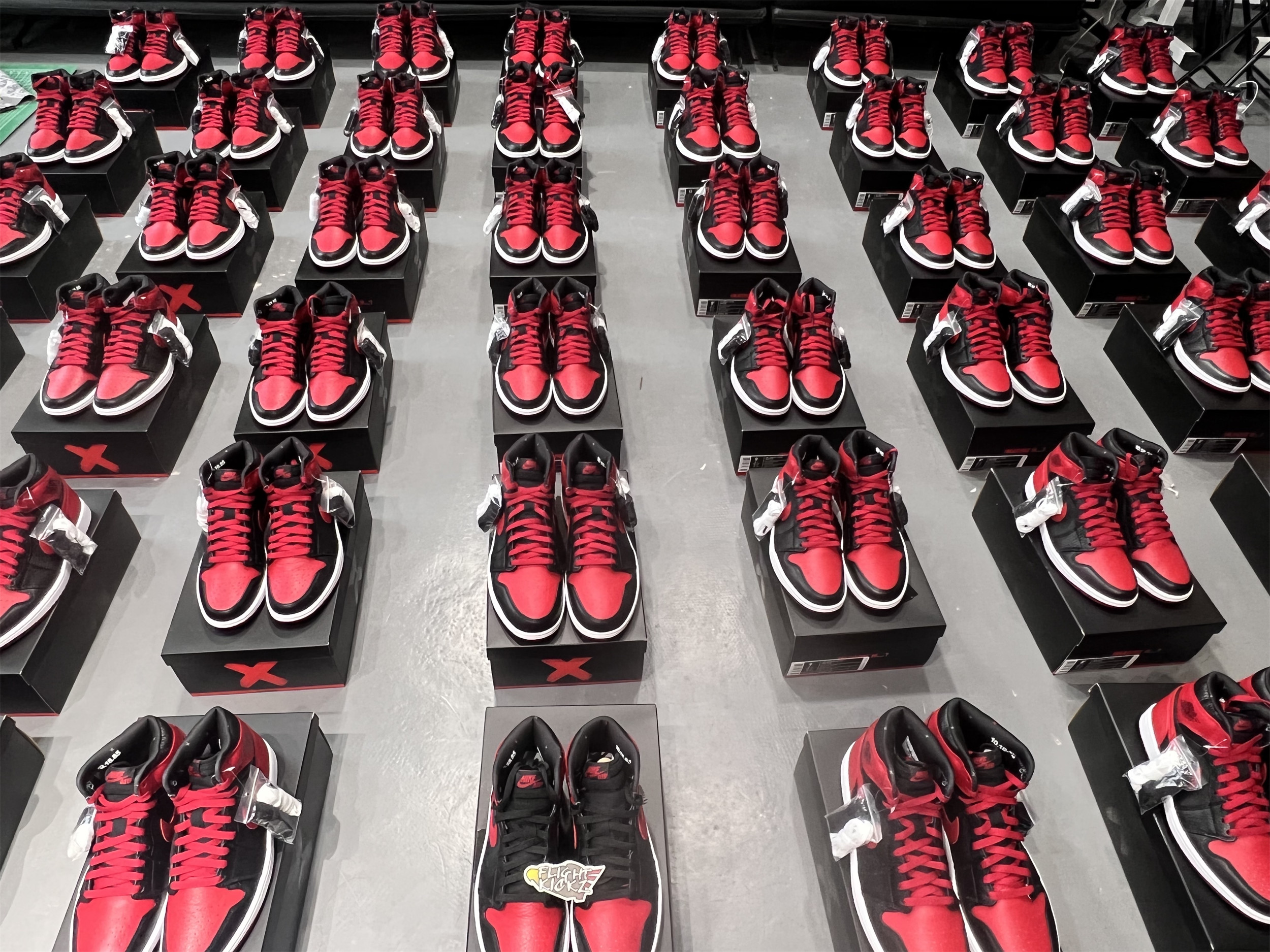 Air Jordan 1 OG Banned/Bred 2011 (LN5 A1 ,Deadstock,with tiny Flaws)