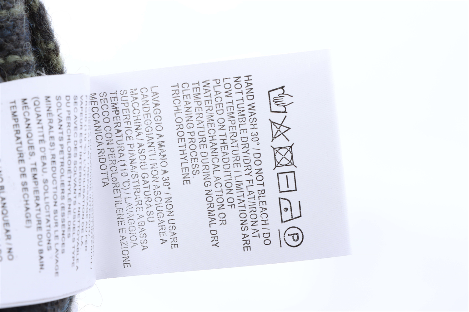 OFF WHITE Mohair Sweater Gradient