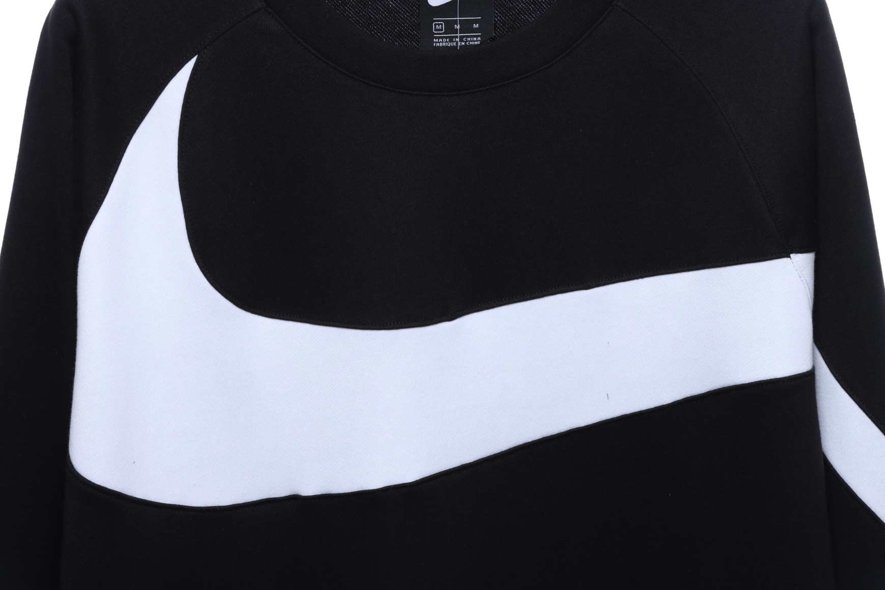 Nike big hook patchwork round neck sweatshirt Hoodie