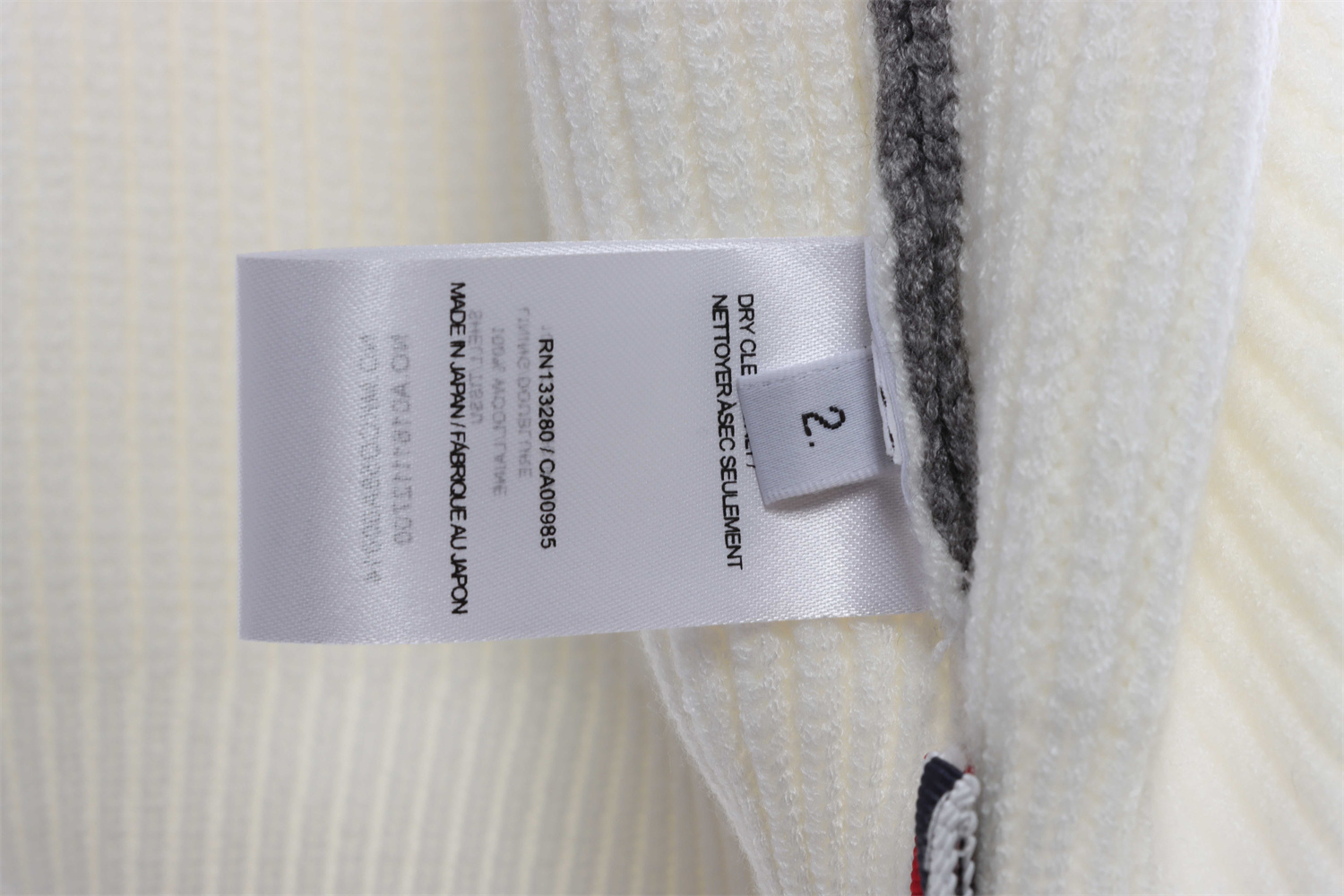 ThomBrowne New Season 22Ss Four-Stripe Pullover Long Sleeve Crewneck Sweater