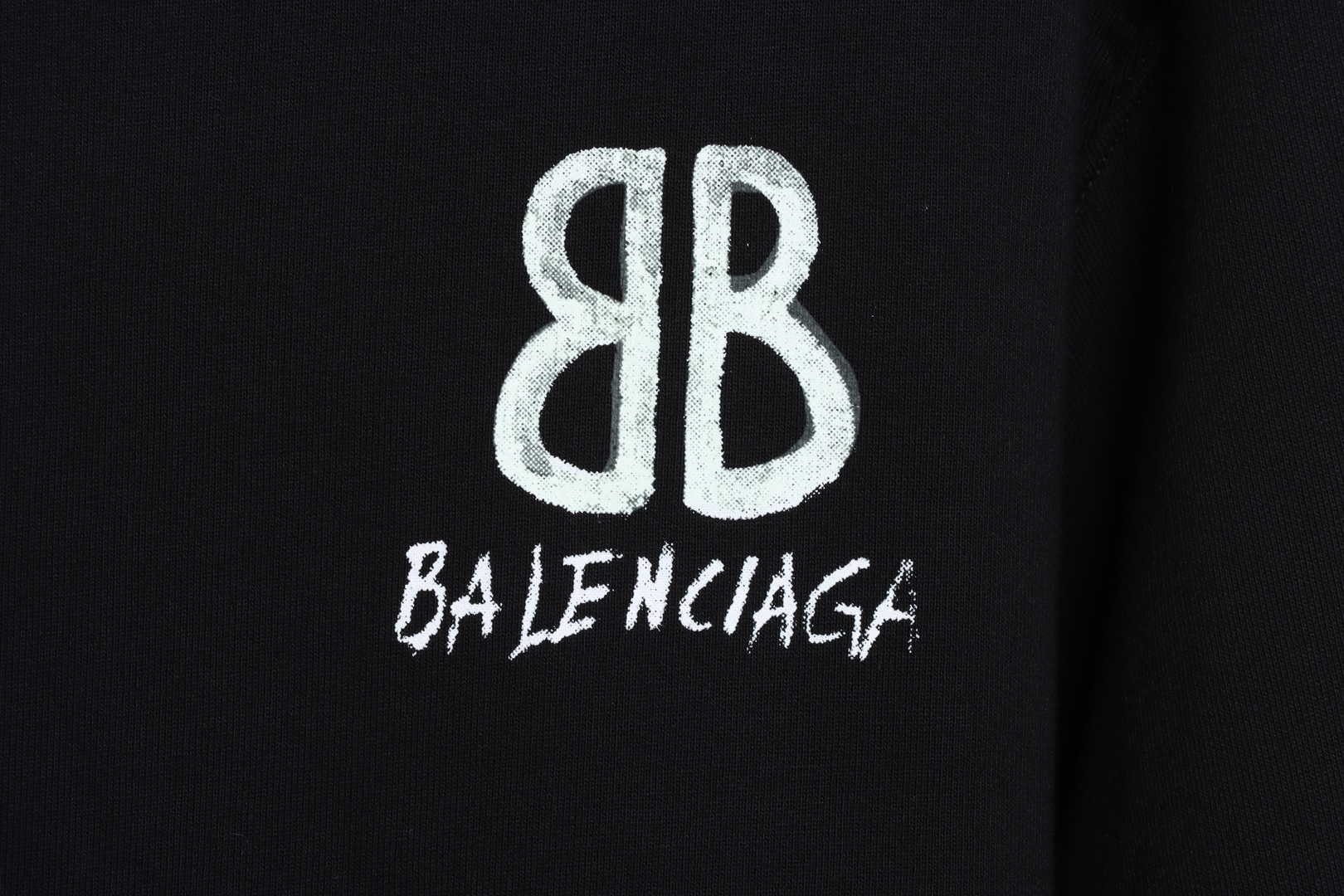 Bal3nc1-ga Double B Graffiti Luminous Sweater
