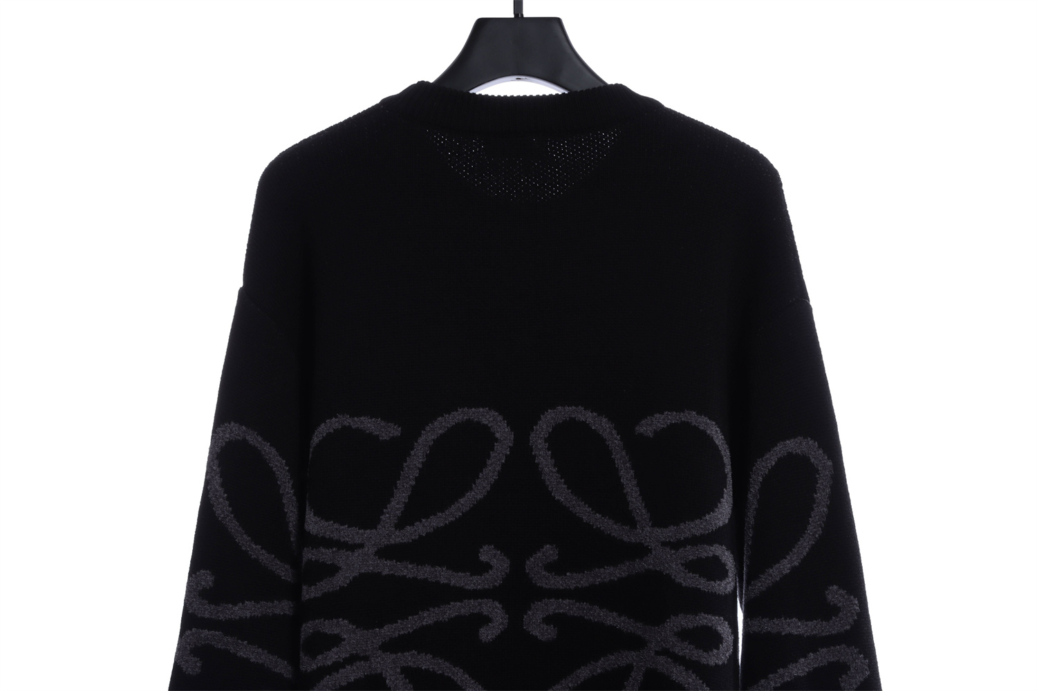 LOEVVE 22SS autumn and winter new round neck jacquard wool sweater