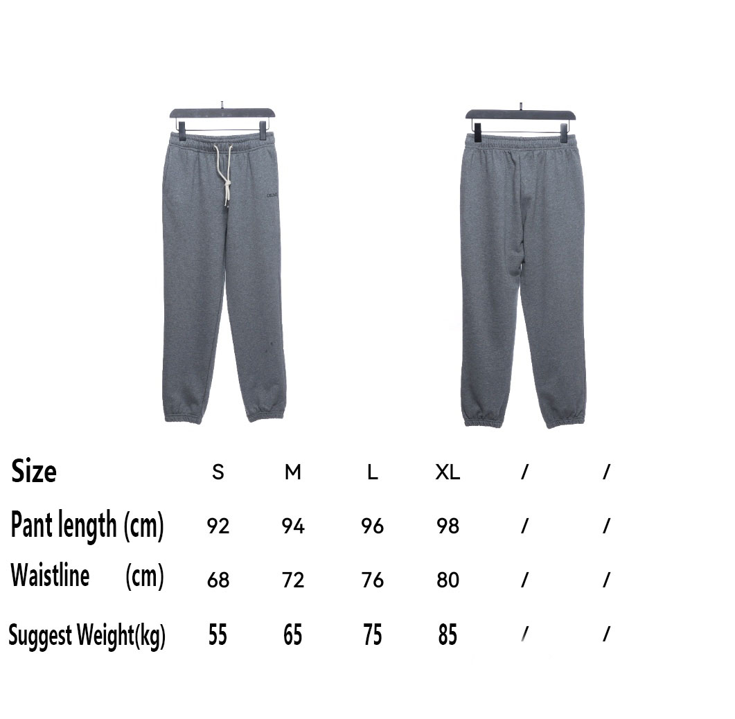 S-l3na capsule collection embroidered logo terry trousers