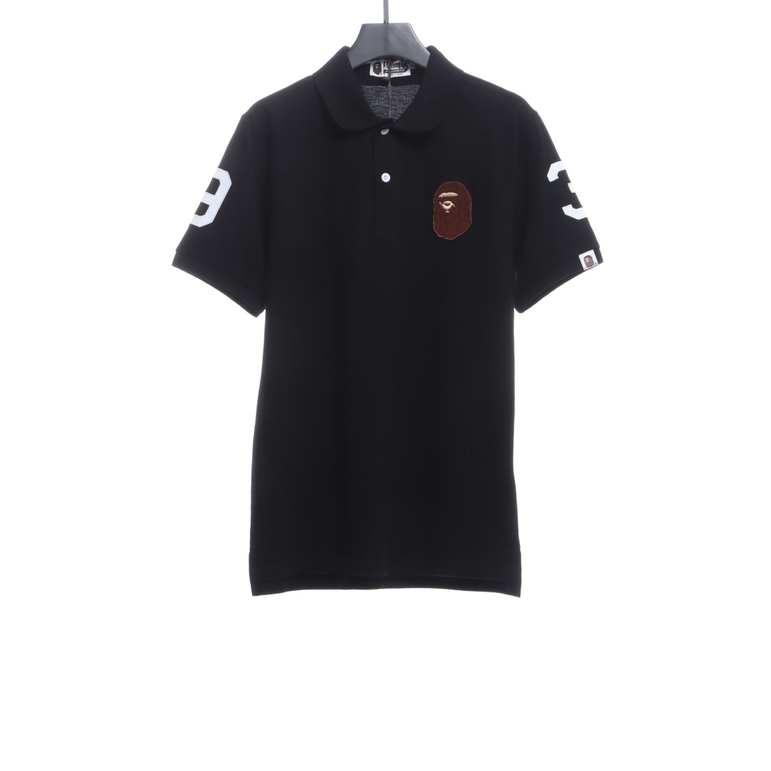BAPE ape head towel embroidered POLO