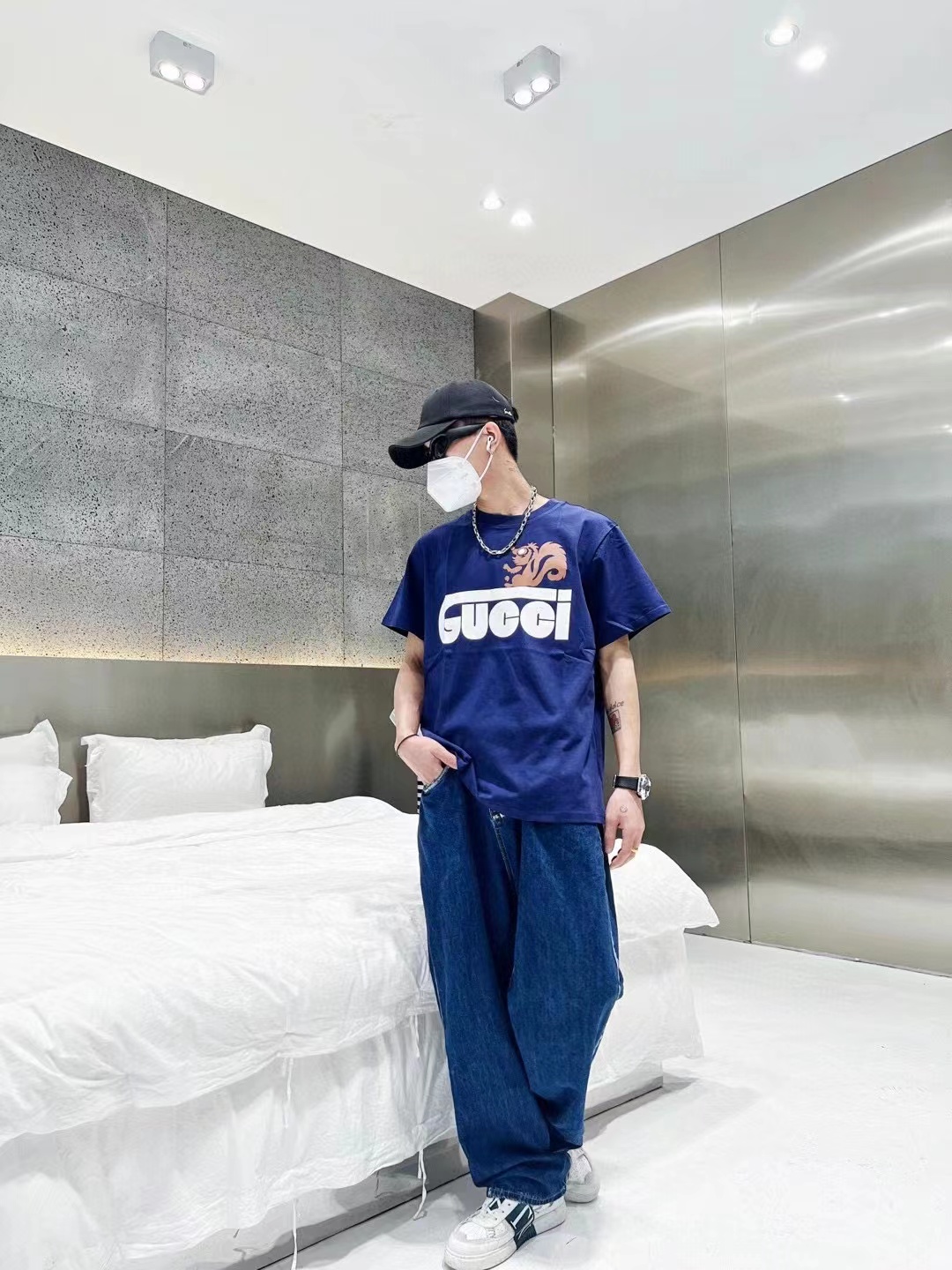 Guc skunk print short sleeve