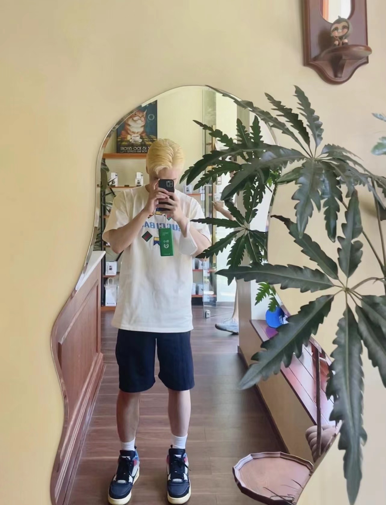 Guc1 BAND flag embroidery short sleeves