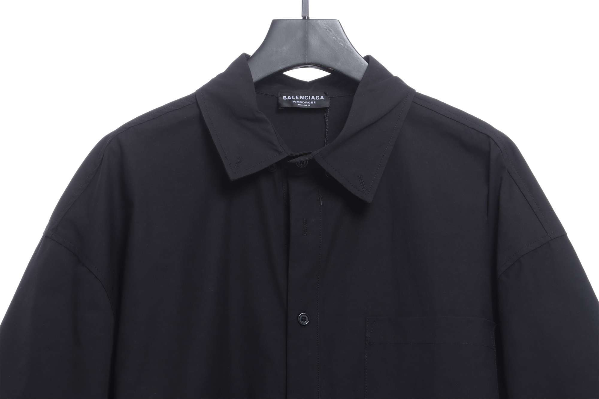 B*CG 4 Taped Back Letter Logo Short Sleeve Shirt