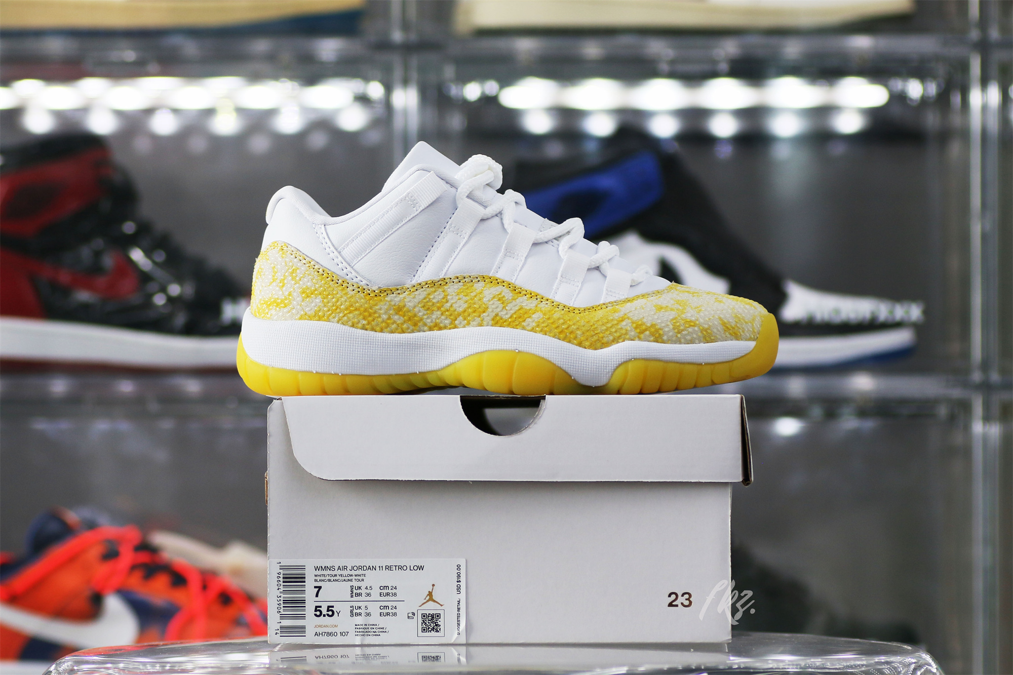 Air Jordan 11 Low “Yellow Snakeskin” 2023 (LN5 A1 Batch)