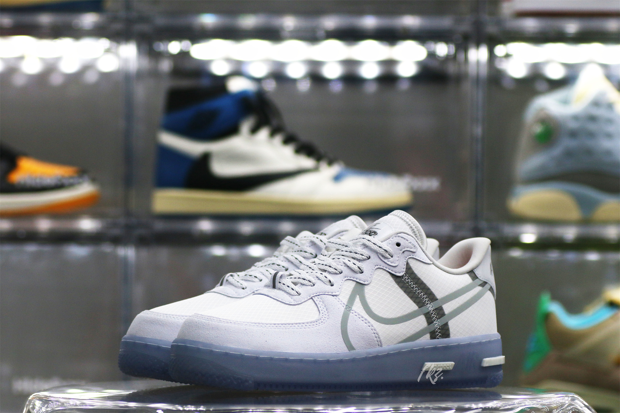 Nike Air Force 1 React White Light Bone