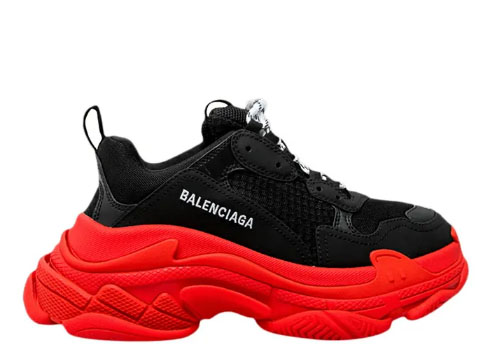 Balenciag* Triple S Sneaker ‘Black Red’