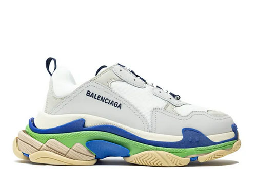 Balenciag* Triple S Sneaker ‘Light Grey Blue Green’