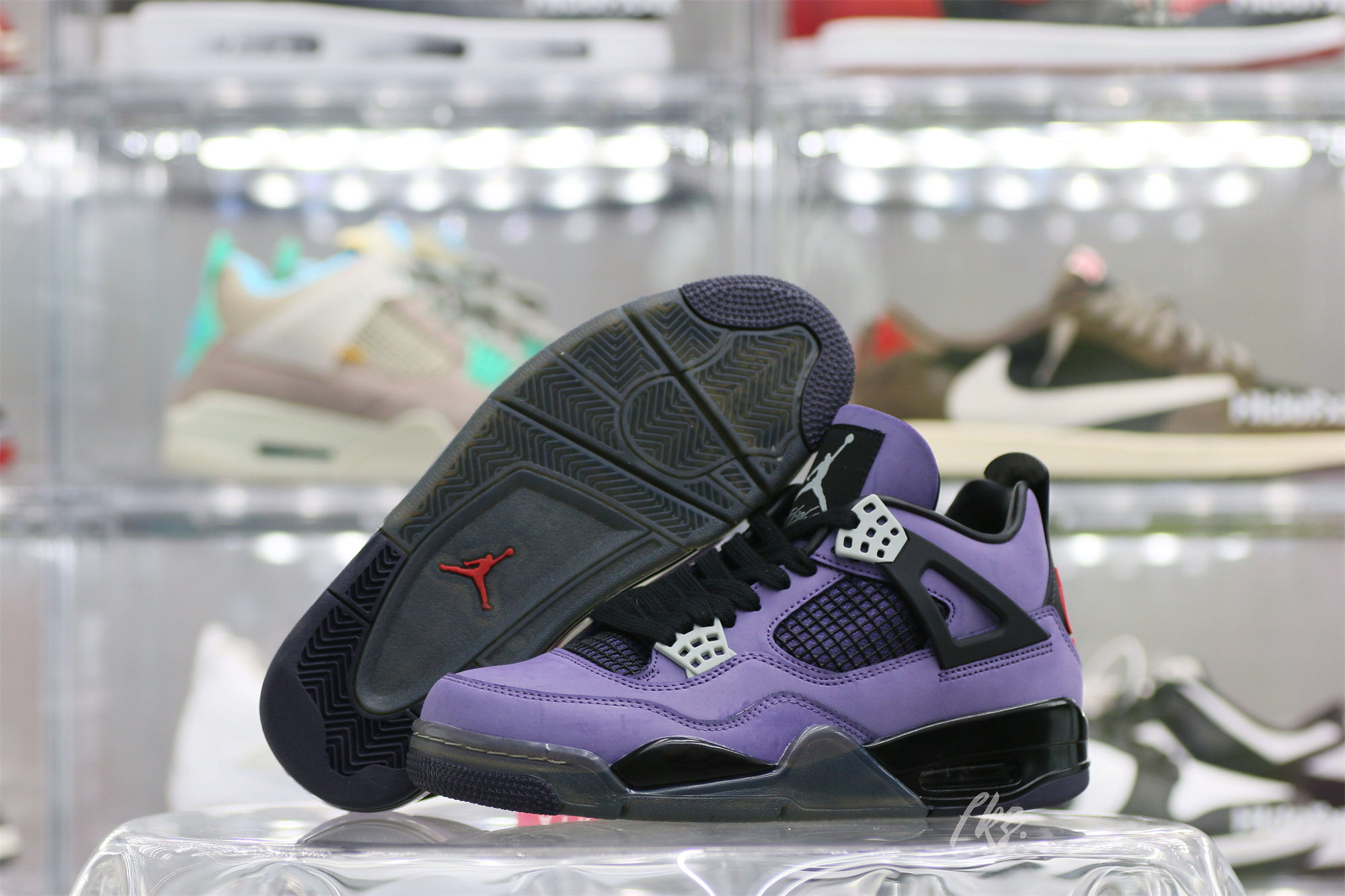 Jordan 4 Retro Travis Scott Purple (Friends And Family)