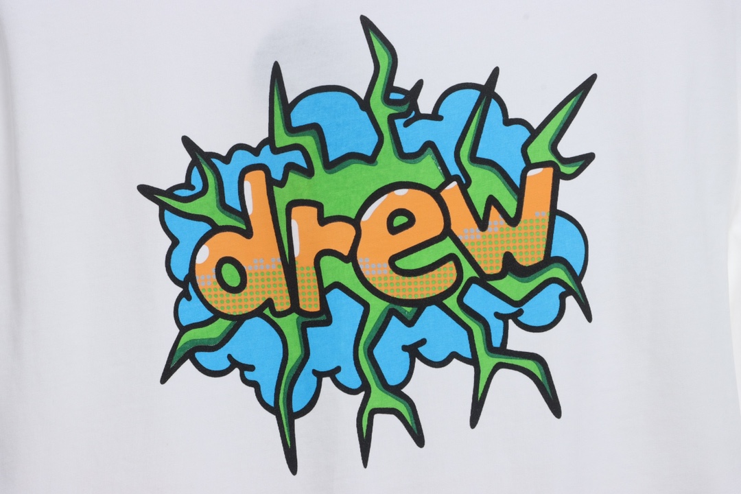 DR3W explosive printing short sleeves