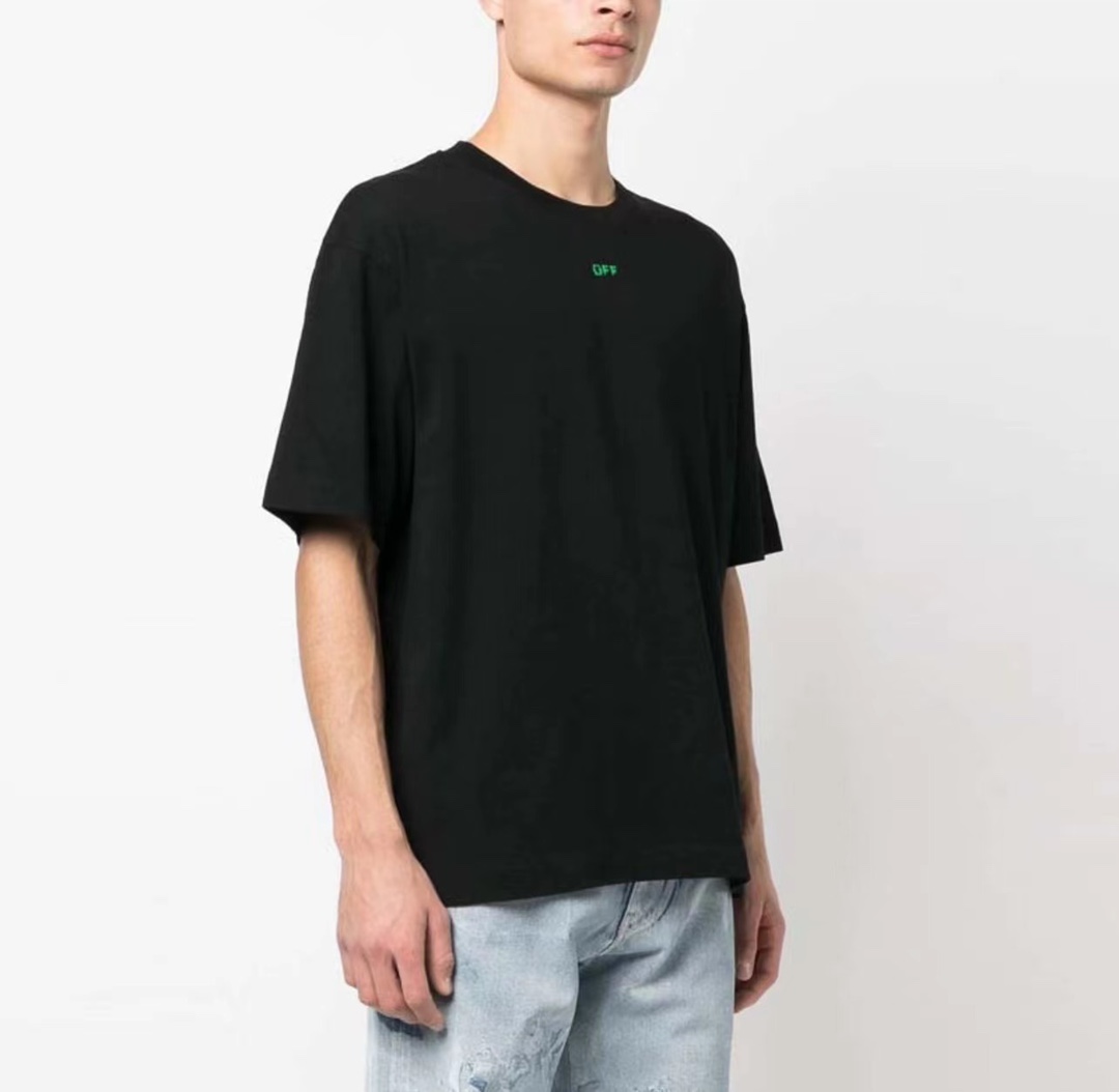 OW green mushroom printing short sleeves