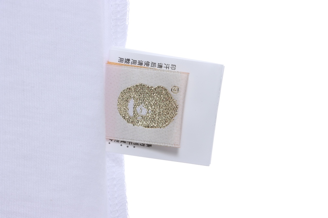 BAPE ape head logo colorful print short sleeves