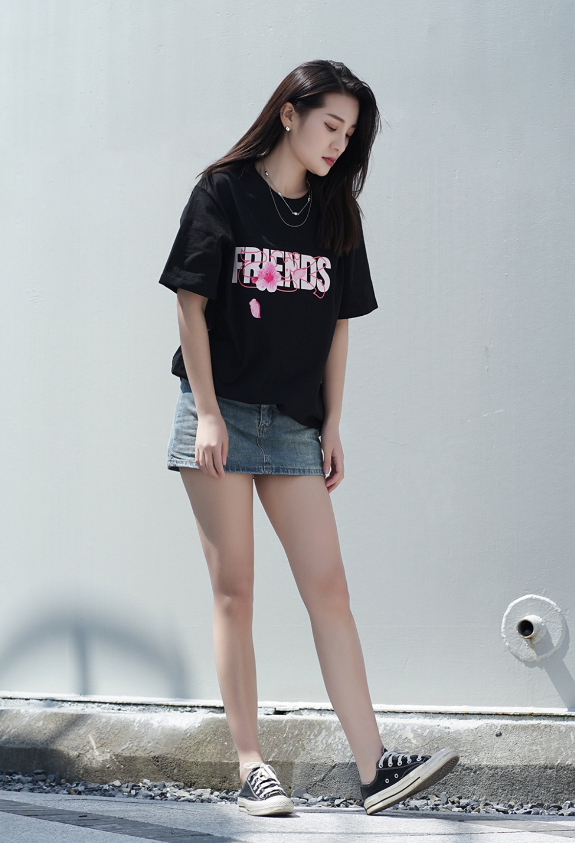 VLONE Sakura Cherry Blossom Print Short Sleeves