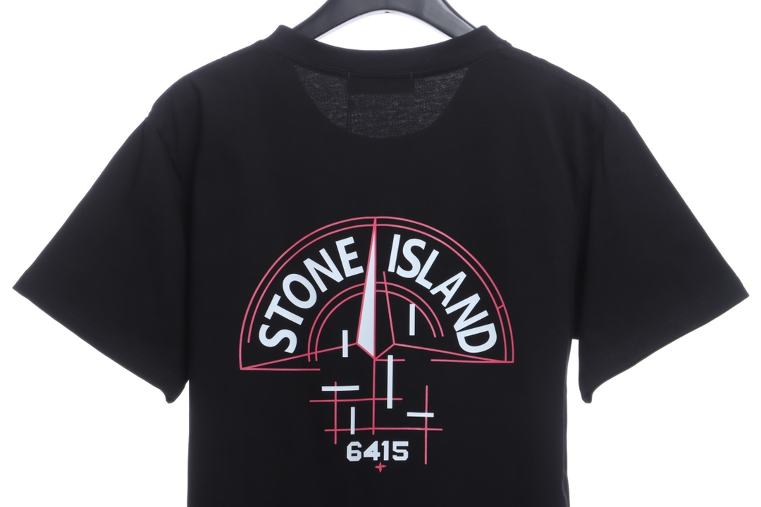 Stone Island Mechanical Compass Print Short Sleeve