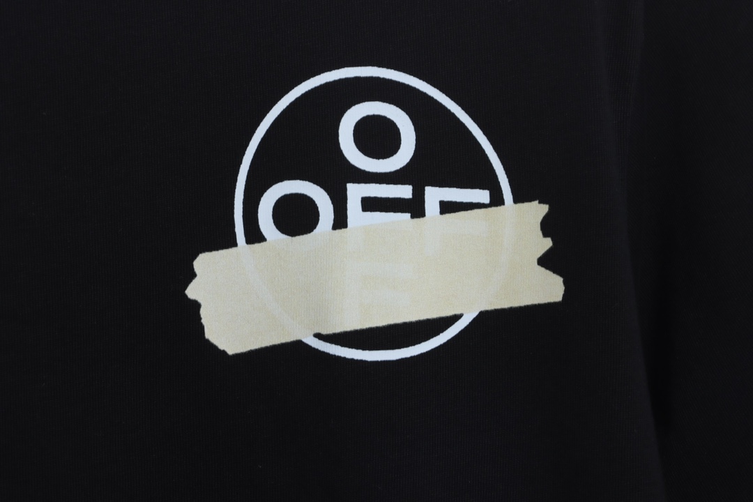 OW tape arrowhead printing short sleeves