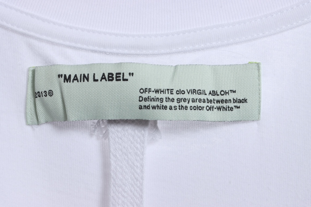 OW tape arrowhead printing short sleeves