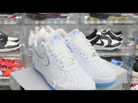 Nike Air Force 1 ’07 Low White University Blue Sole