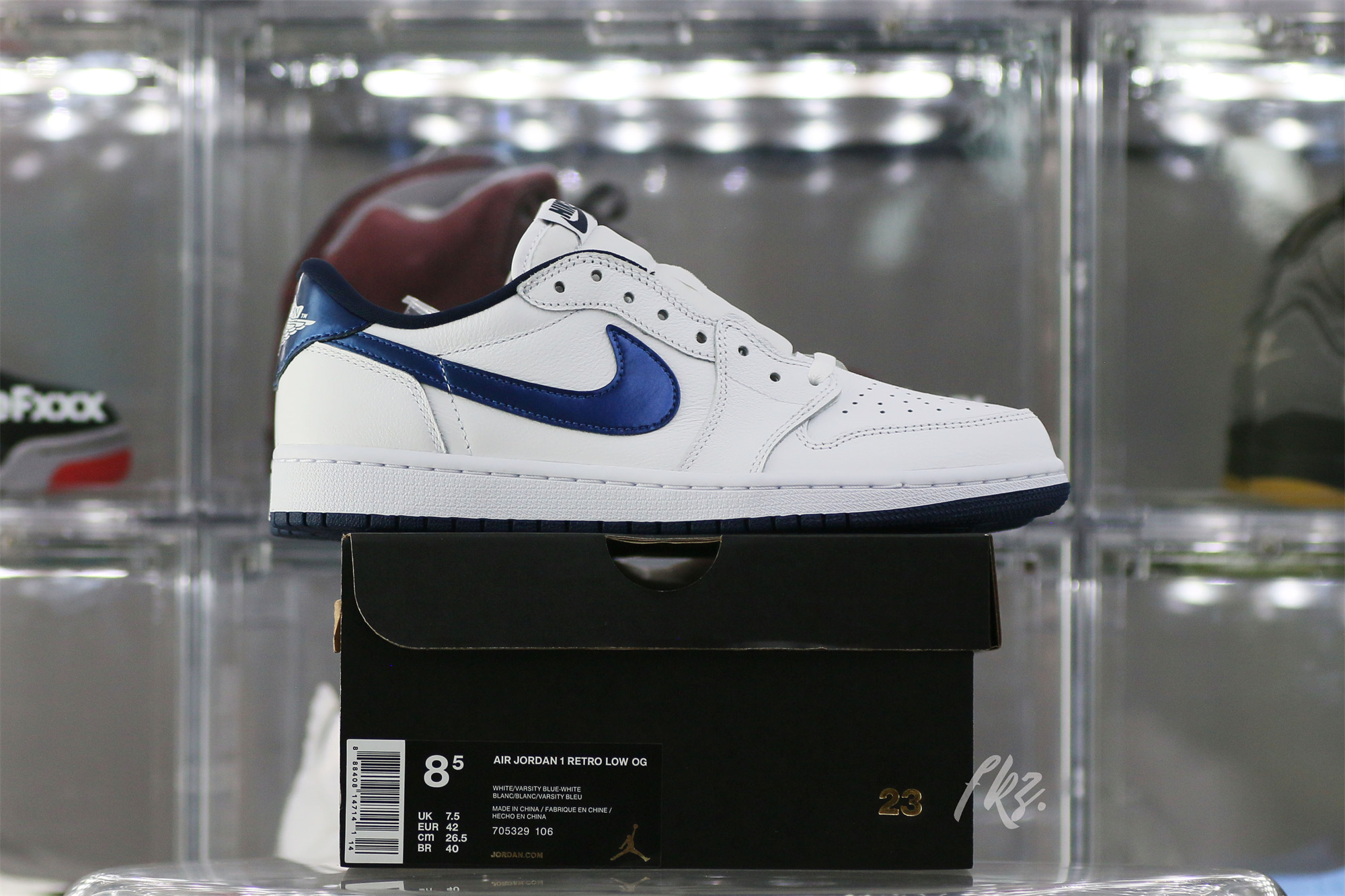 Air Jordan 1 Retro Low Metallic Blue