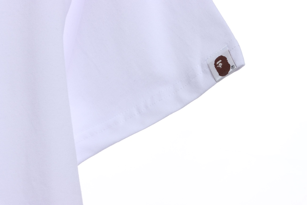 BAPE ape head multicolor block camouflage short sleeves