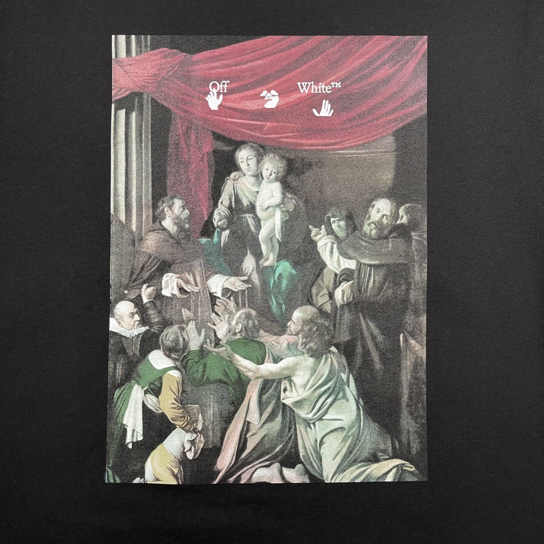 Ow color religious figures with short sleeves