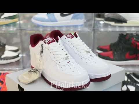 Nike Air Force 1 Low ’07 White Dark Beetroot