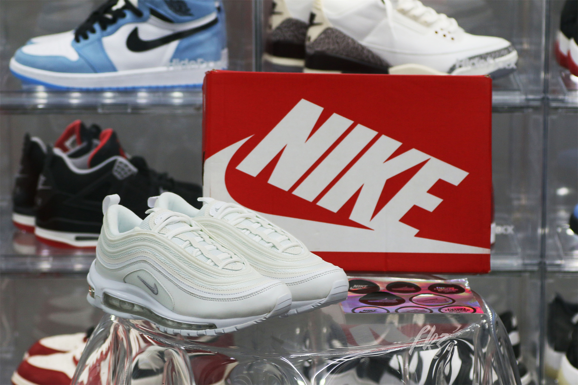 Nike Air Max 97 Triple White Wolf Grey 2017