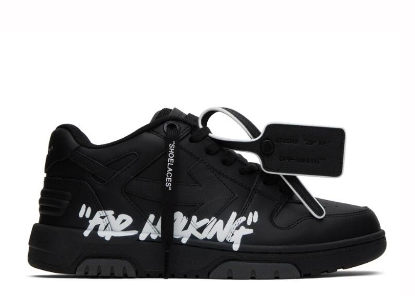OFF-WHITE Black Out Of Office ‘For Walking’ Sneakers