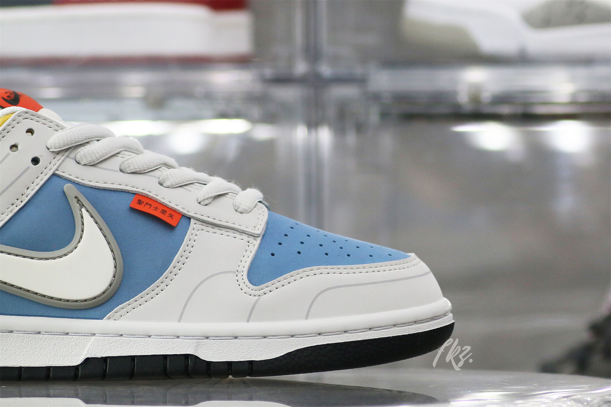 Nike SB Dunk Low & Athena Sail Blun White Grey