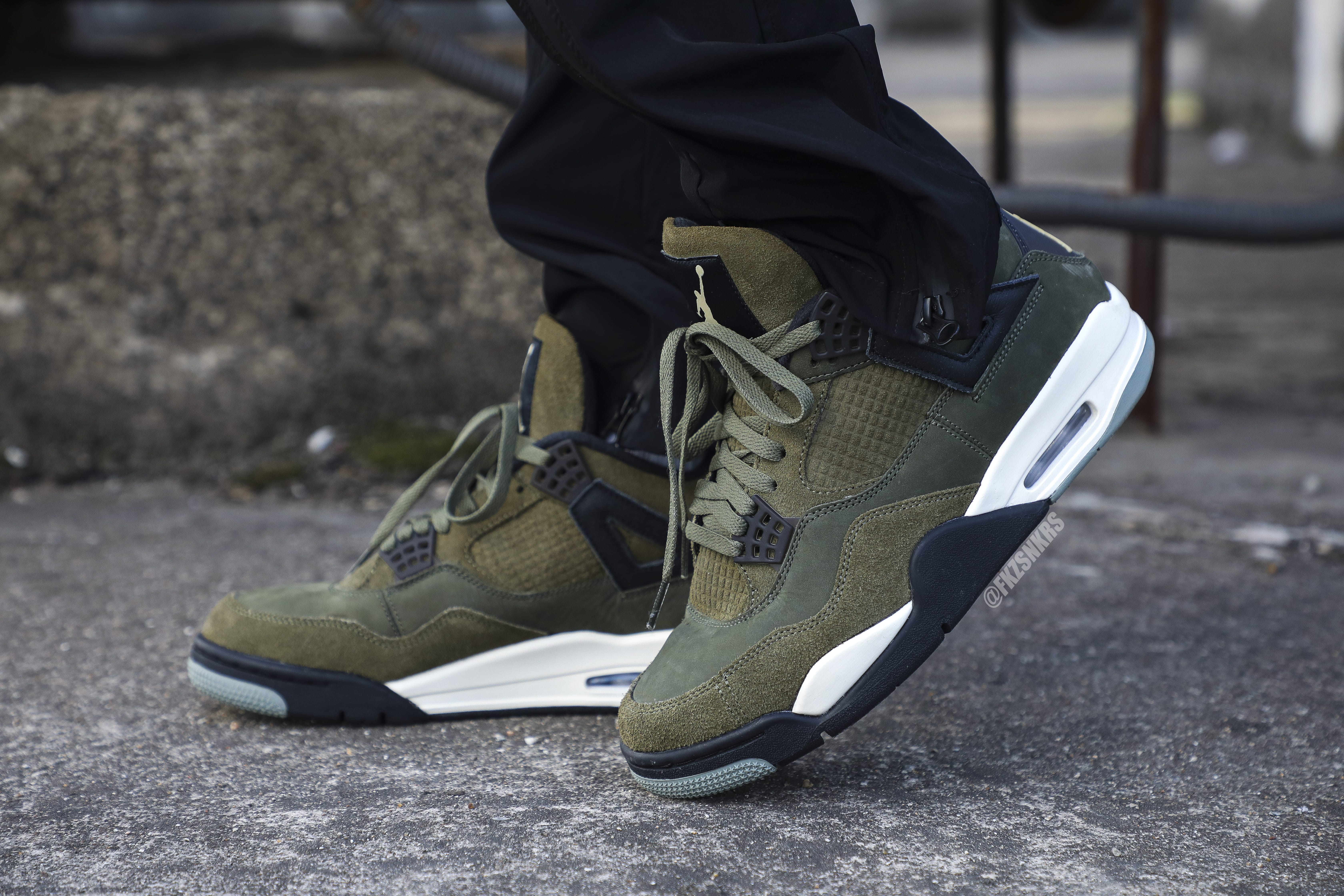 Air Jordan 4 Retro SE Craft Medium Olive (LN5 A1)