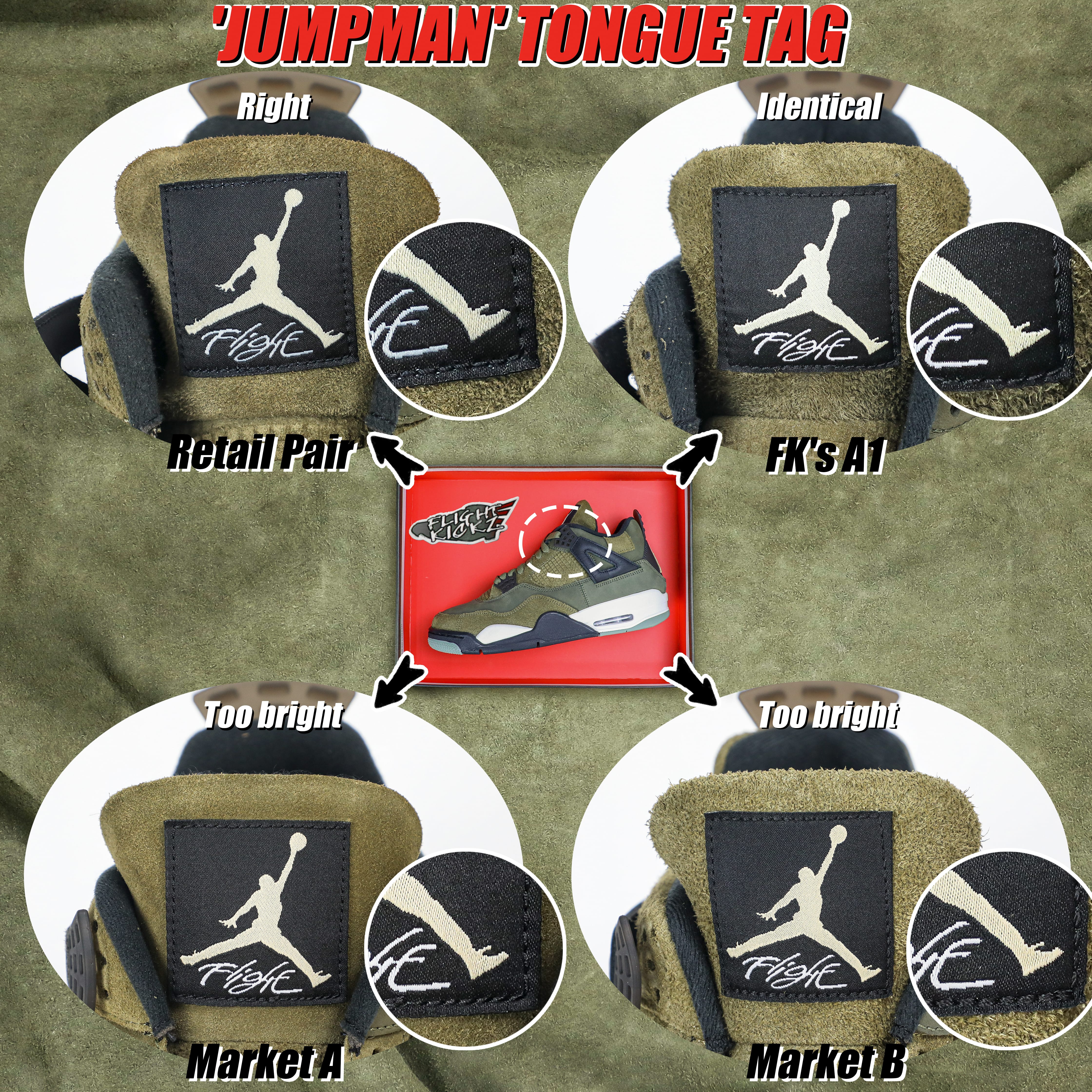 Air Jordan 4 Retro SE Craft Medium Olive (LN5 A1)