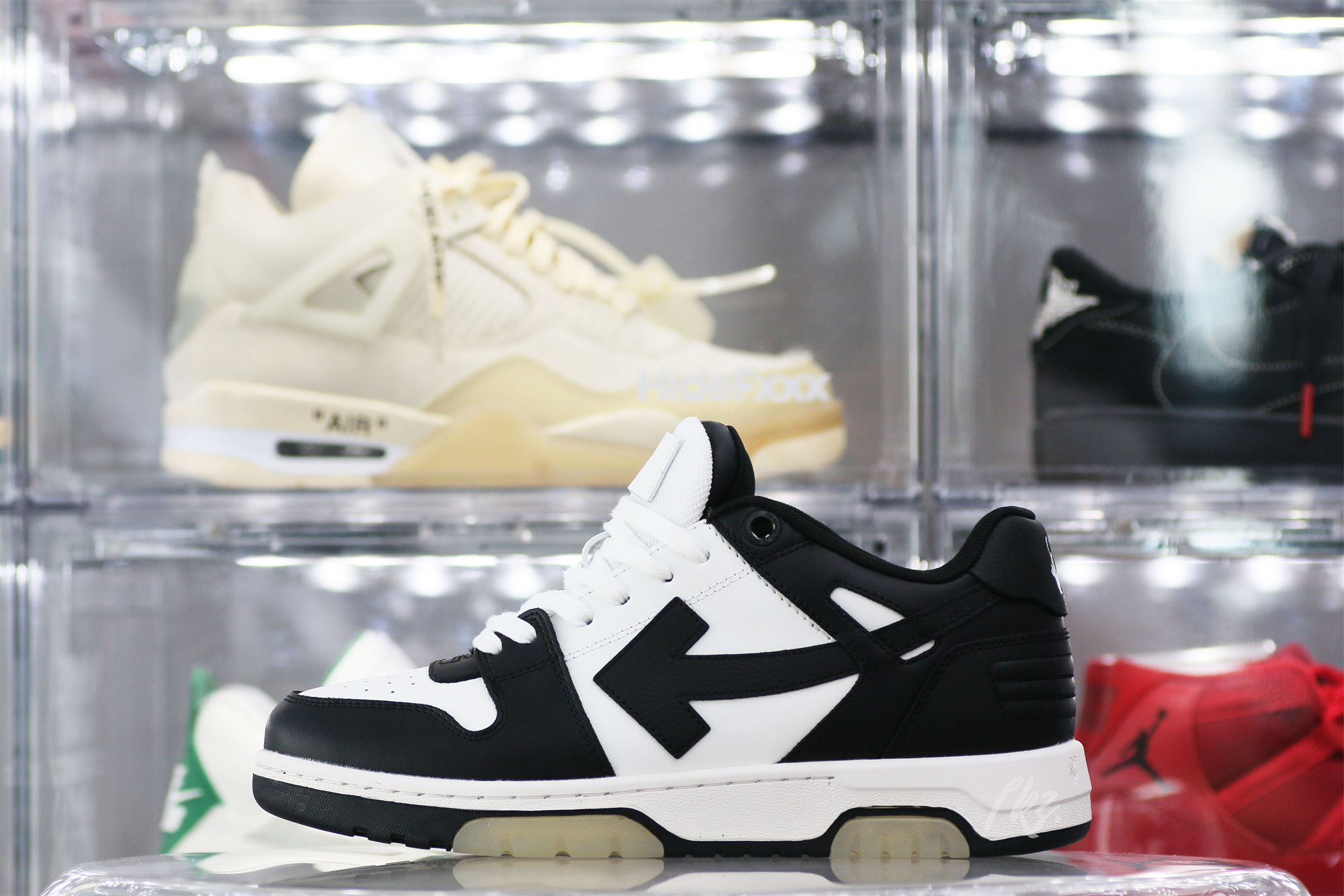 OFF-WHITE Black & White Out Of Office Sneakers