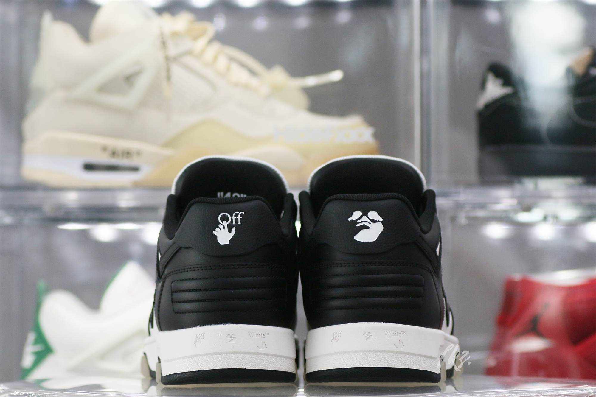 OFF-WHITE Black & White Out Of Office Sneakers