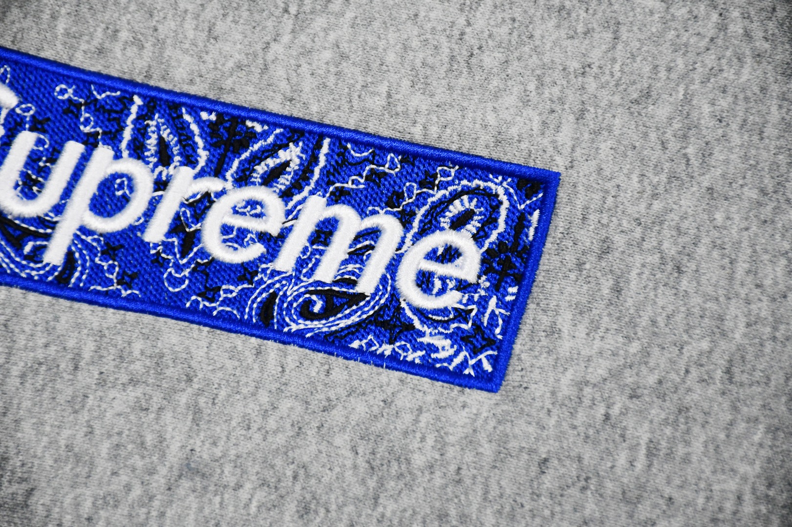 Suprem3 FW19 Week 16 Bandana Box Logo Hooded Sweatshirt