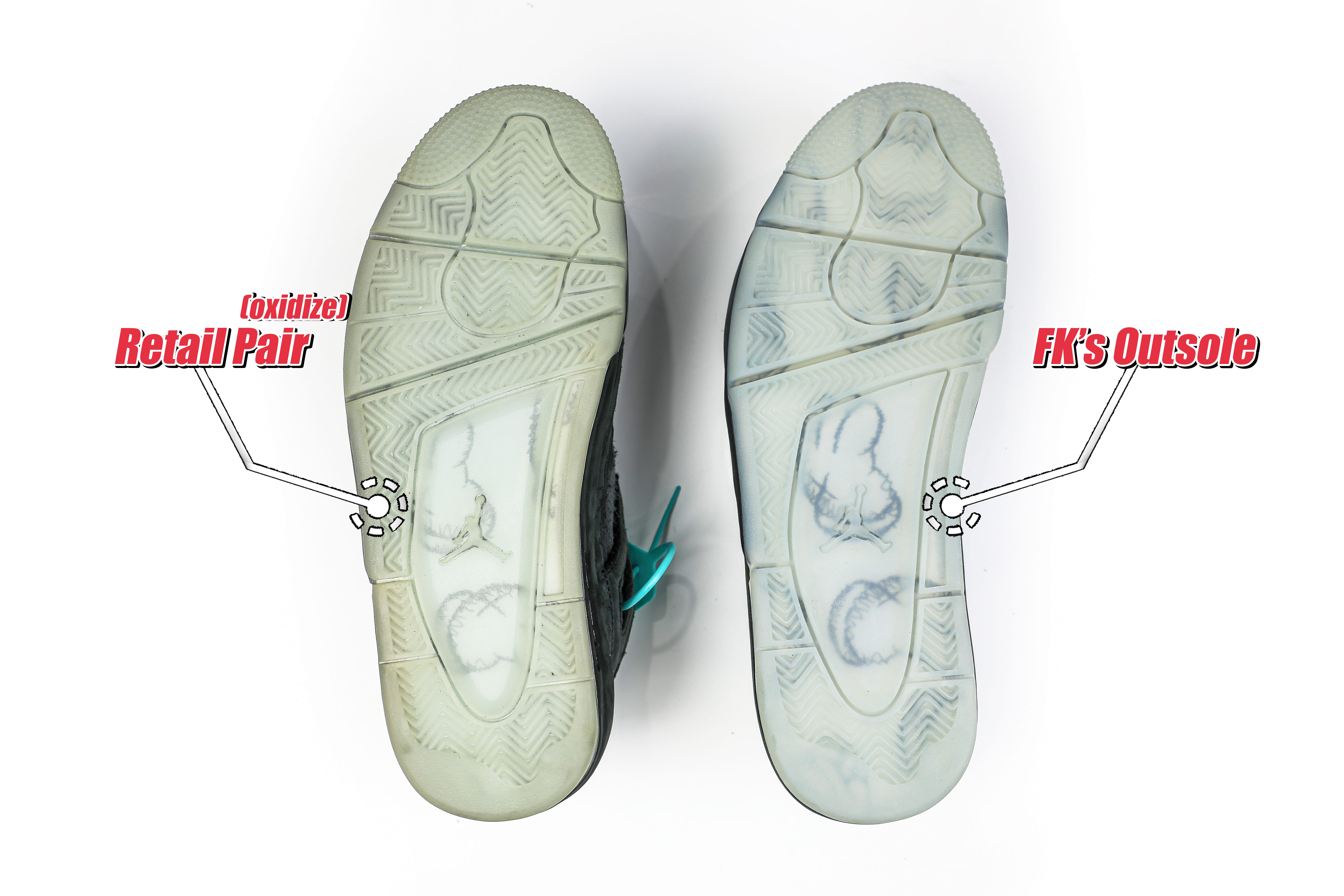 Kaws X Air Jordan 4 Retro Black 2017( Ln5 A1 Batch)